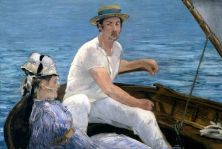 Haga click para ver la imagen ampliada on a boat manet.jpg